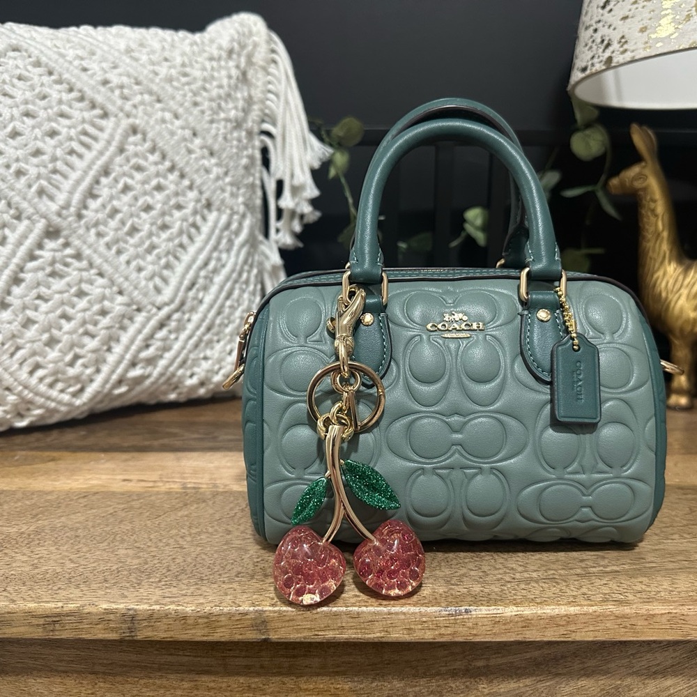 Coach Mini Rowan in Embossed Signature Print